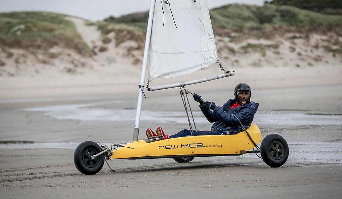 Char à voile - Ghislain Konan 