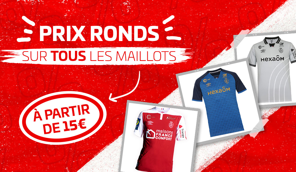 Prix ronds sur les maillots ! 