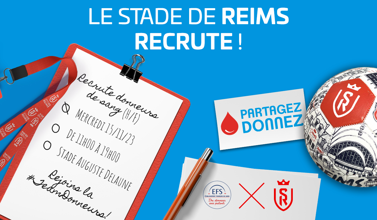 Participez à la collecte EFS du 15/11 à Delaune !