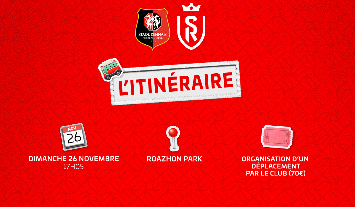 L'itinéraire pour aller à Rennes