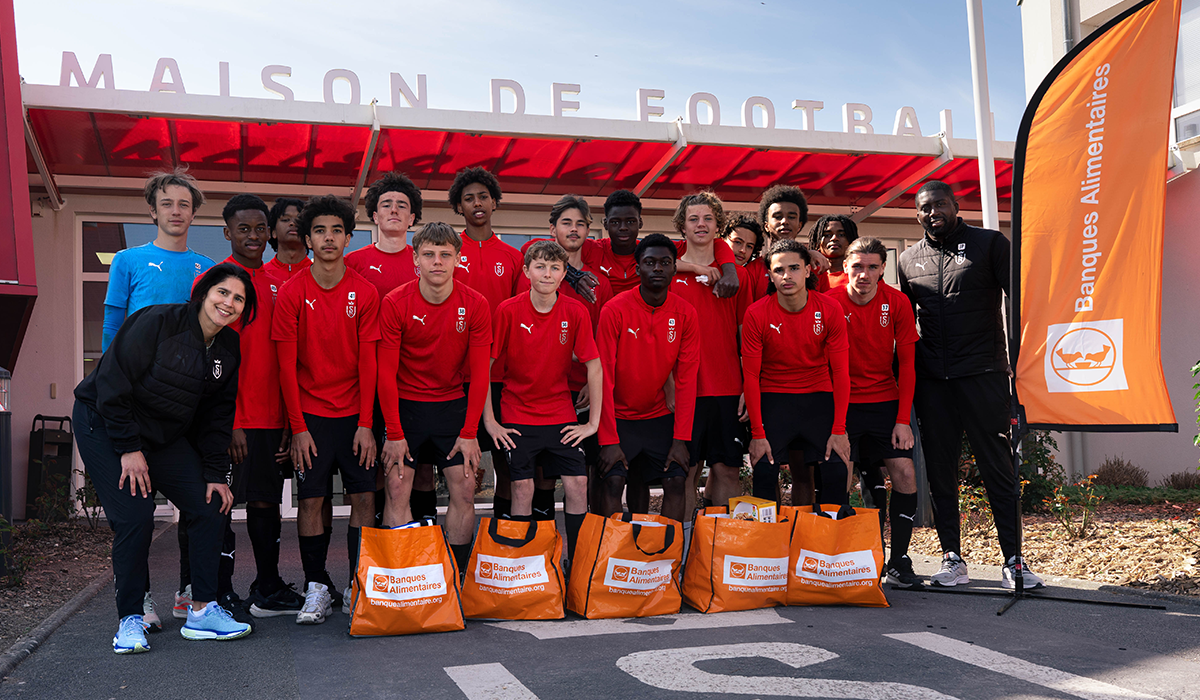 Nos U17 agissent en faveur des Banques Alimentaires